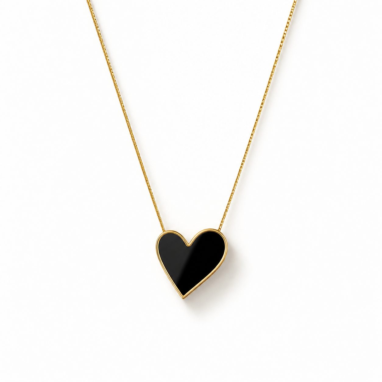 Asymmetric Black Pendant