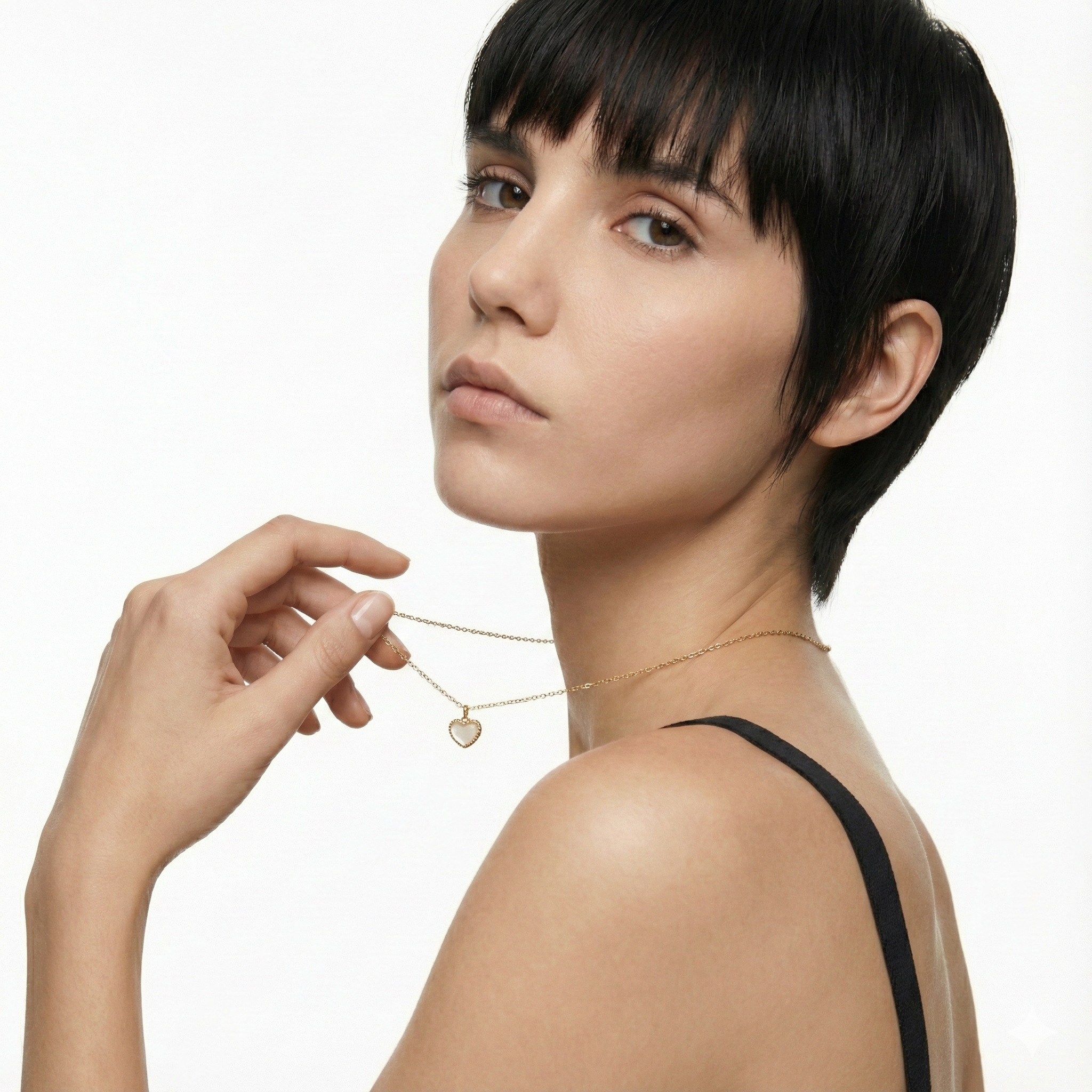 Holographic Heart Pendant