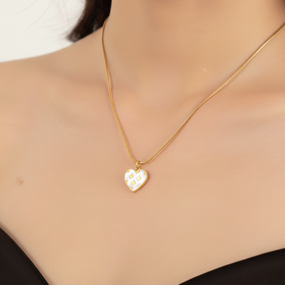 Cheesy Heart Pendant