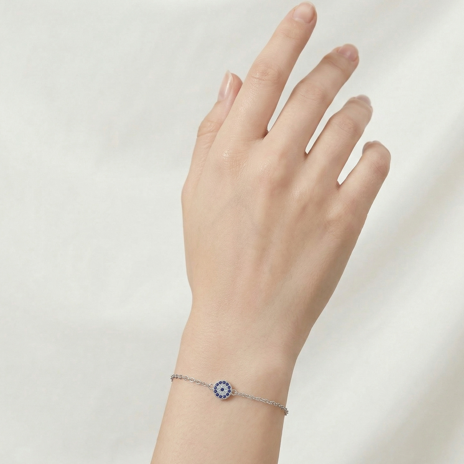 Bluestone Evil Eye Bracelet