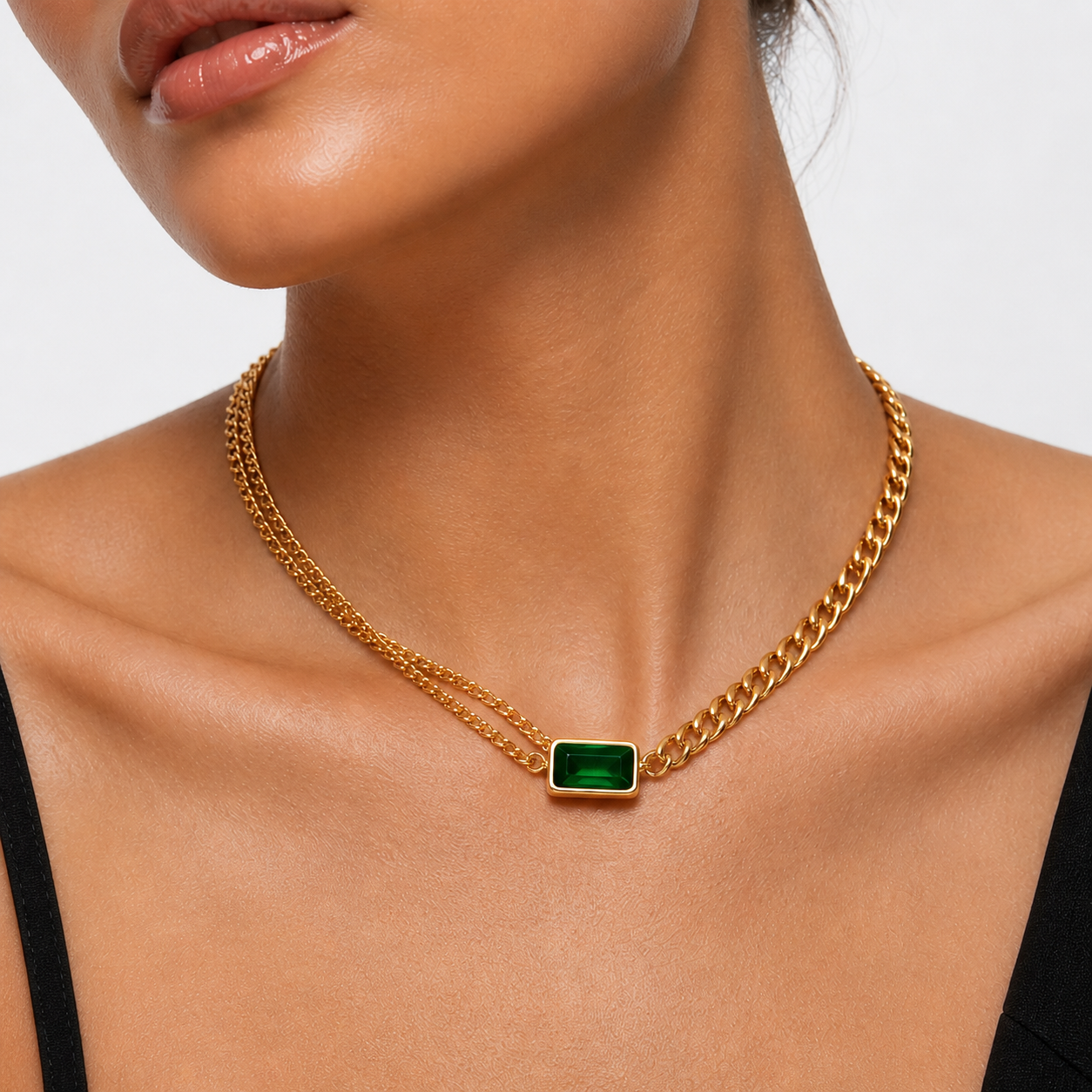 Jade Luxe Choker Necklace