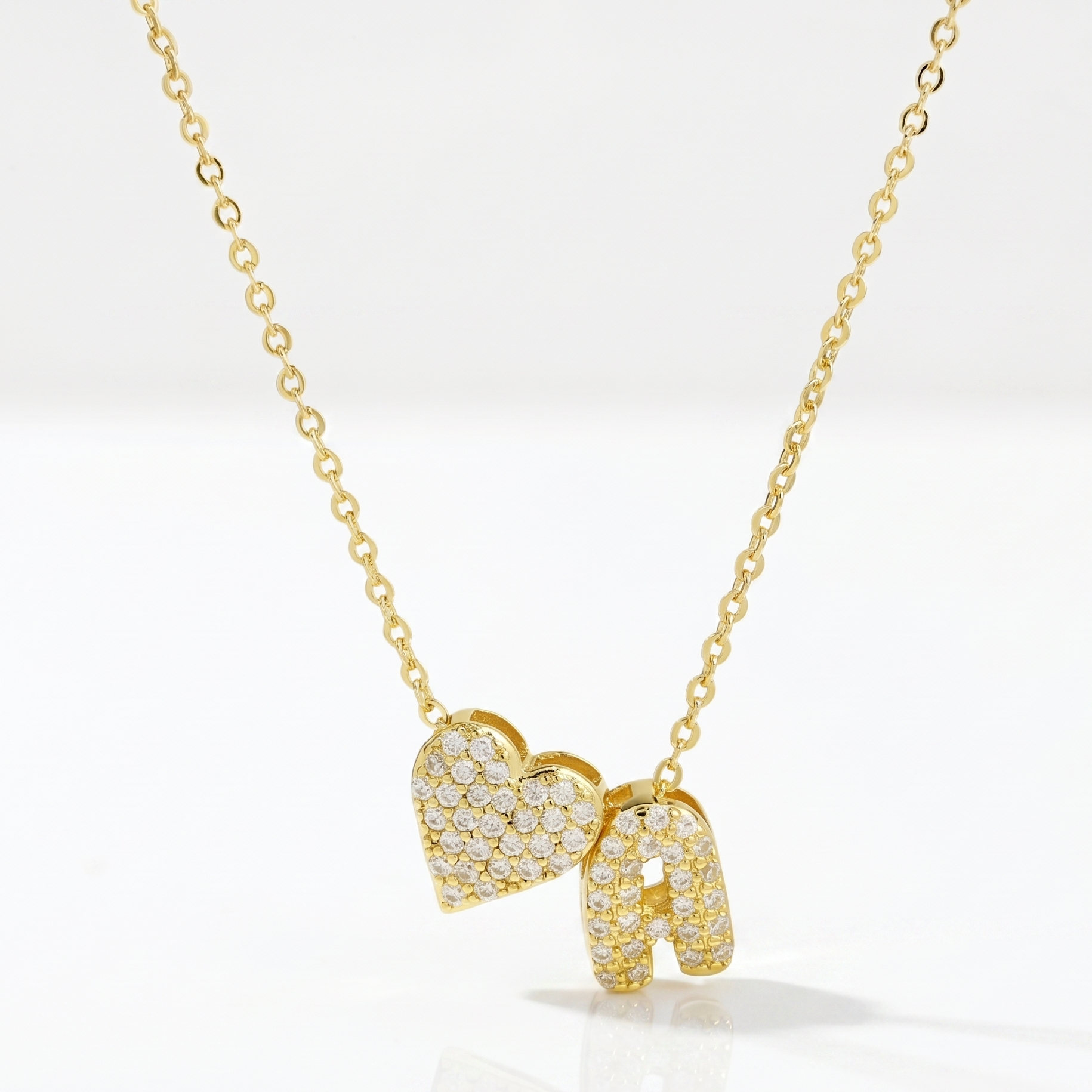 Personalized Amor Initials Pendant
