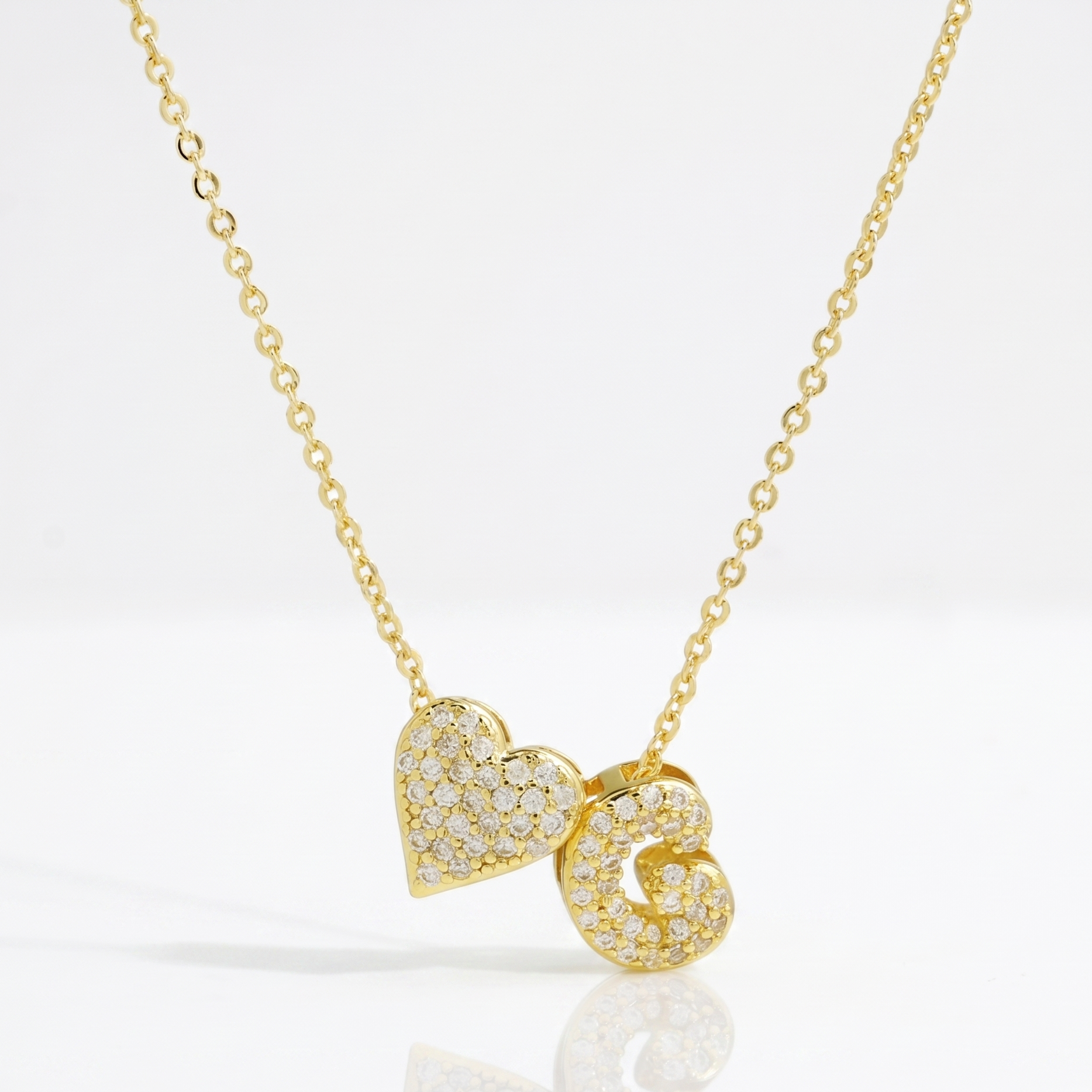 Personalized Amor Initials Pendant