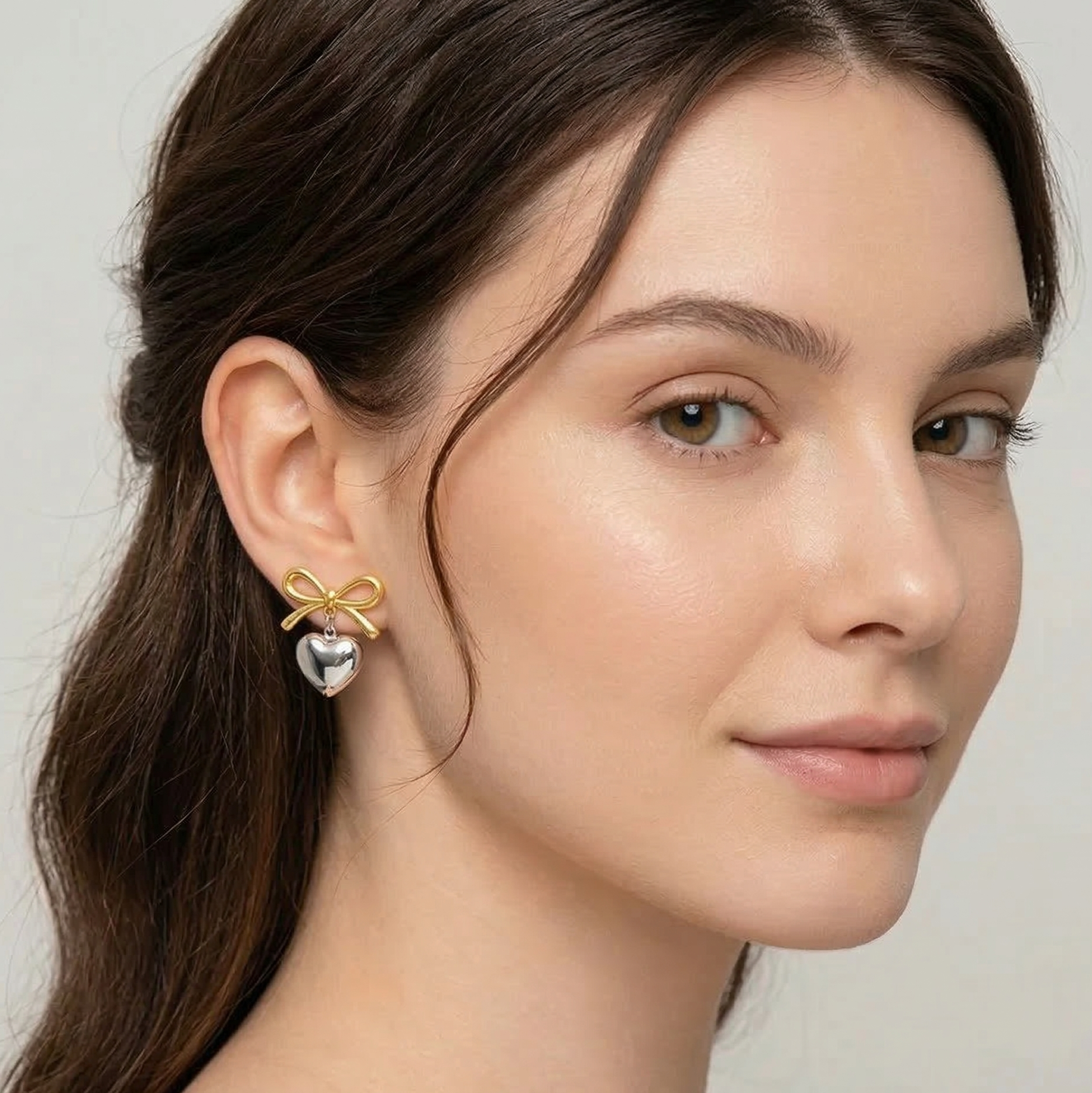 Heartbow Earrings