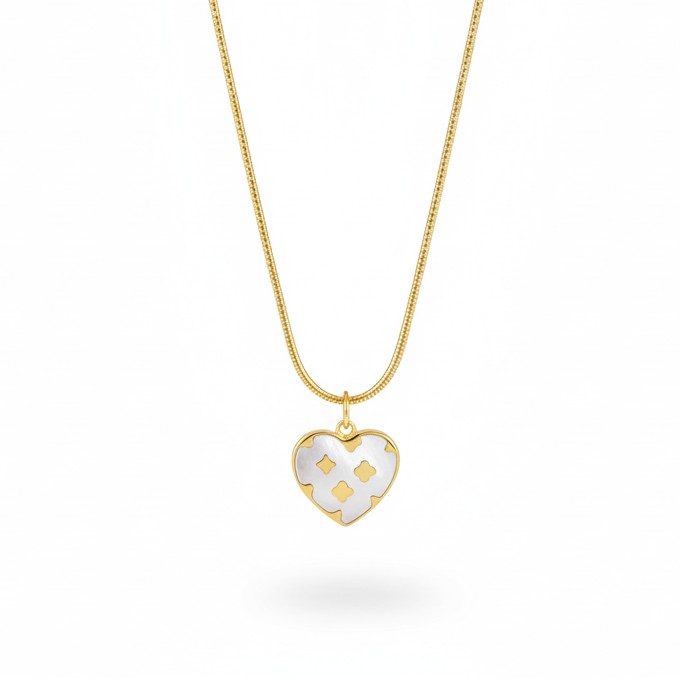 Cheesy Heart Pendant