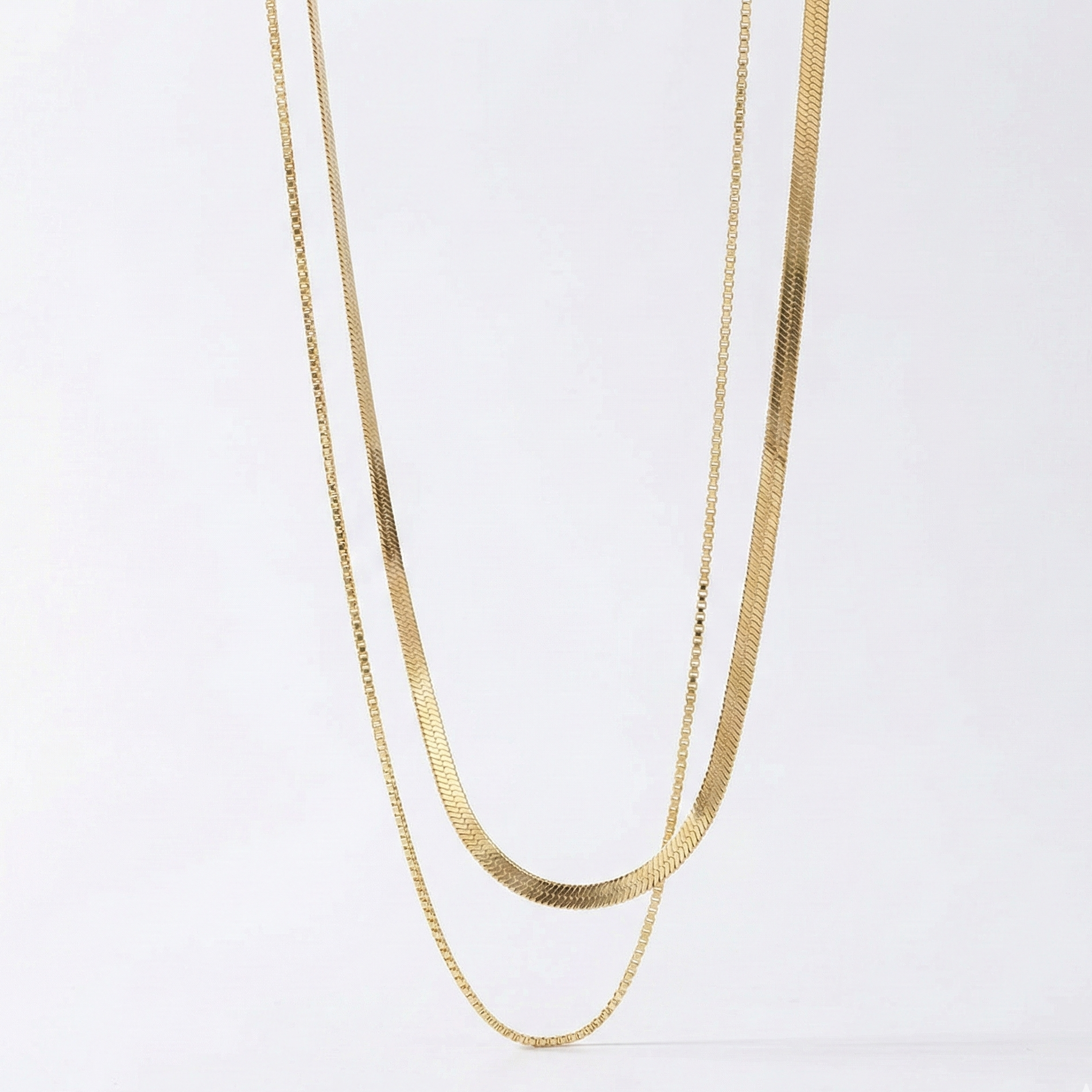 Snake Chain Link Necklace