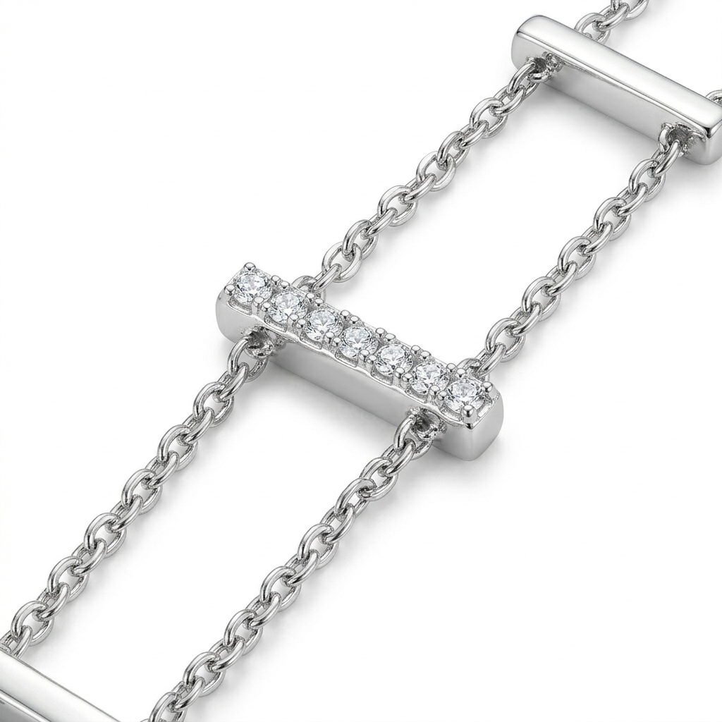 Shimmering Ladder Bracelet