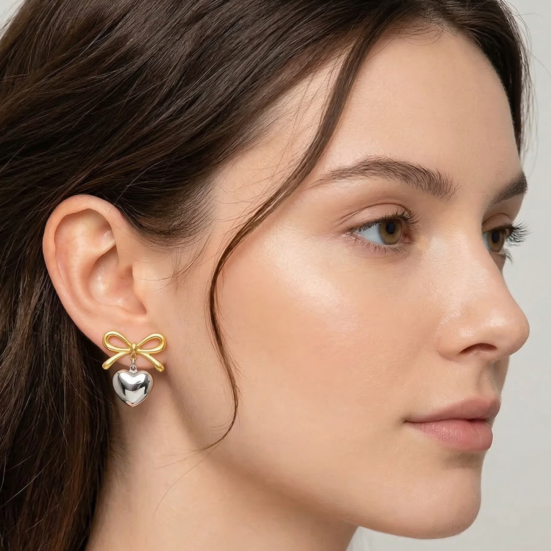 Heartbow Earrings