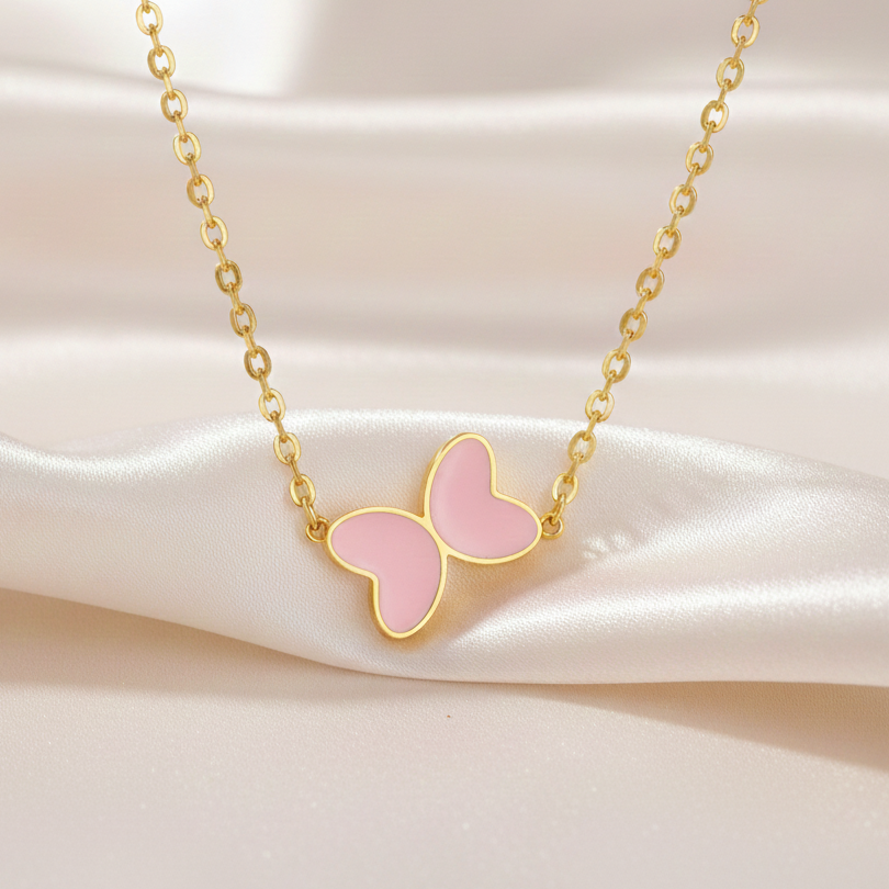 Blush Flutter Necklace
