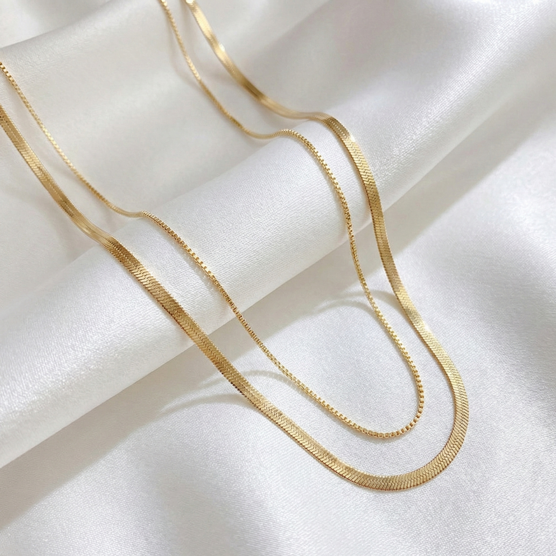 Snake Chain Link Necklace