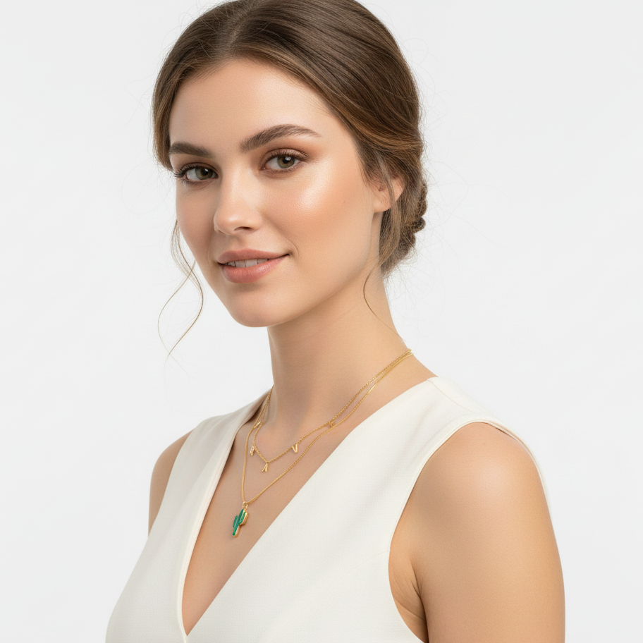 Desert Cactus Necklace