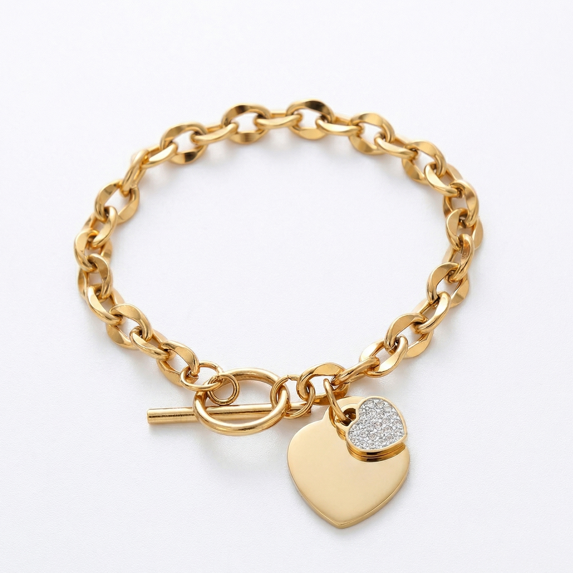Heartlock Charm Bracelet
