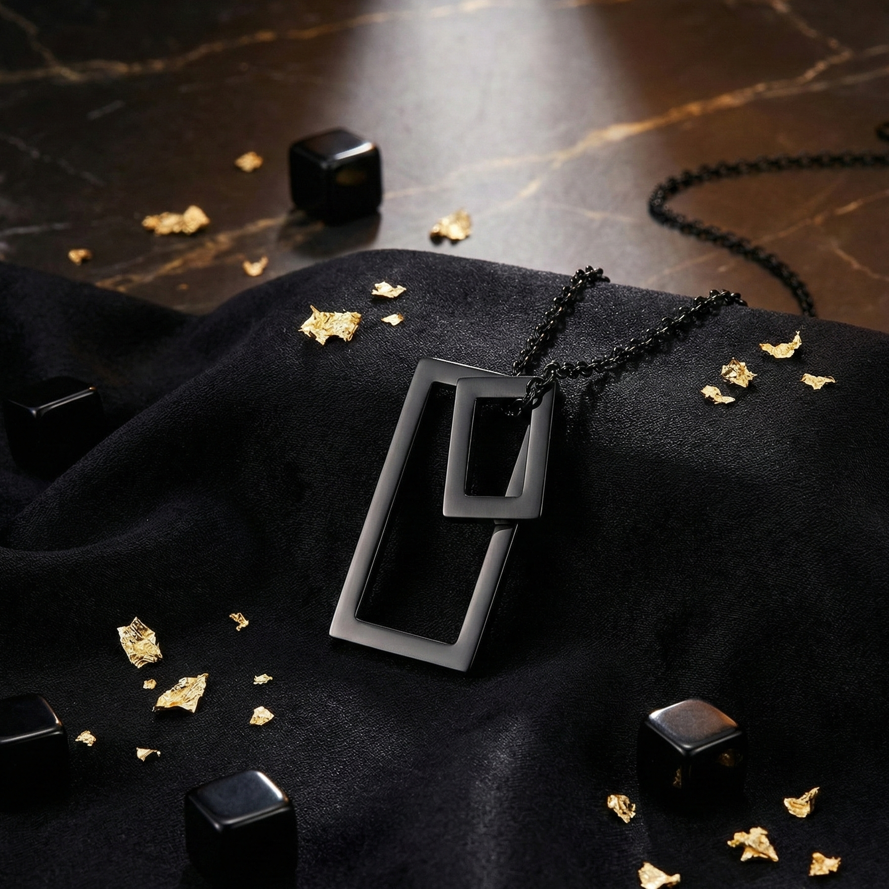 Geometric Cluster Pendant