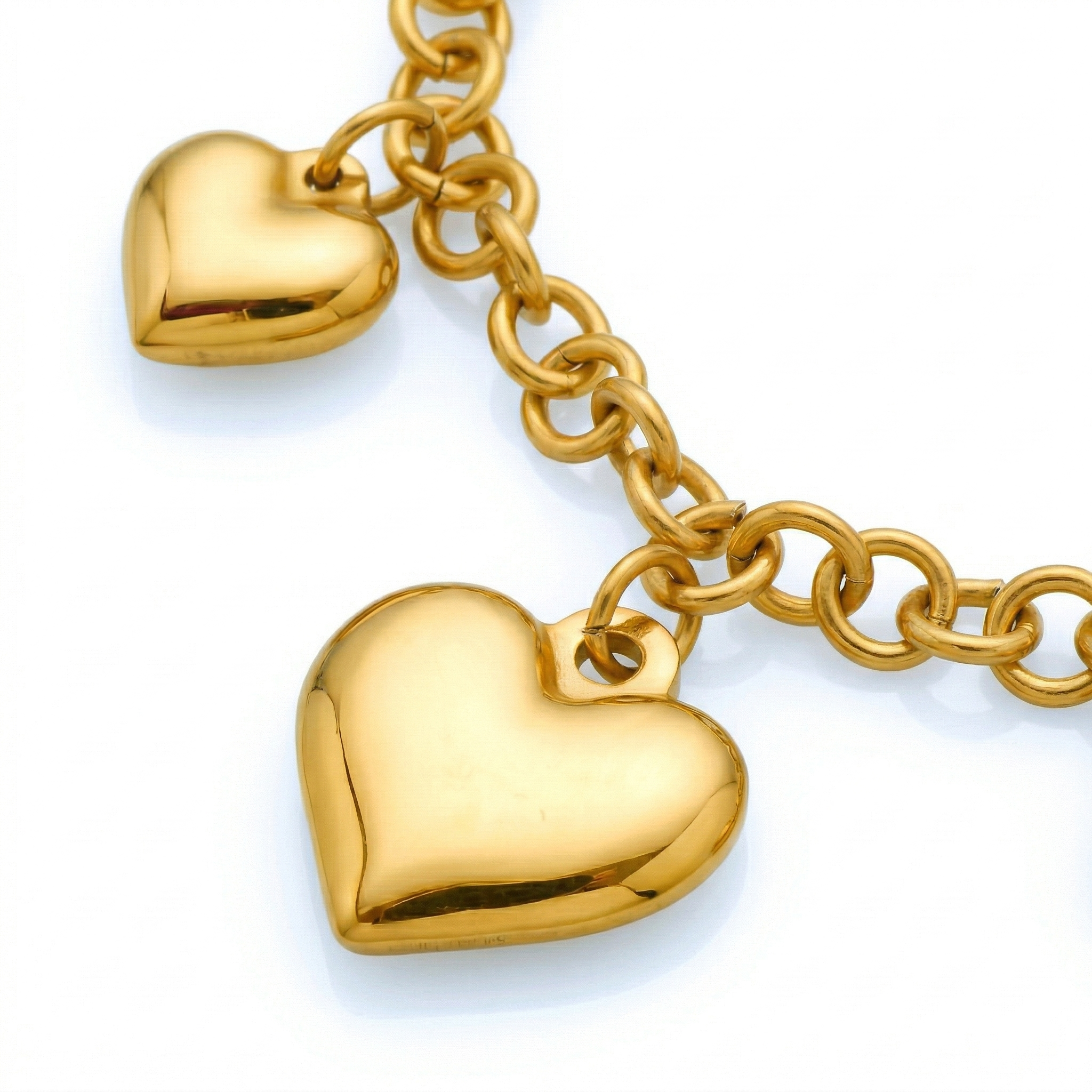 Classic Heart Charms Bracelet