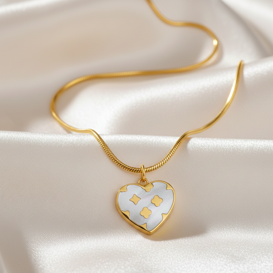 Cheesy Heart Pendant