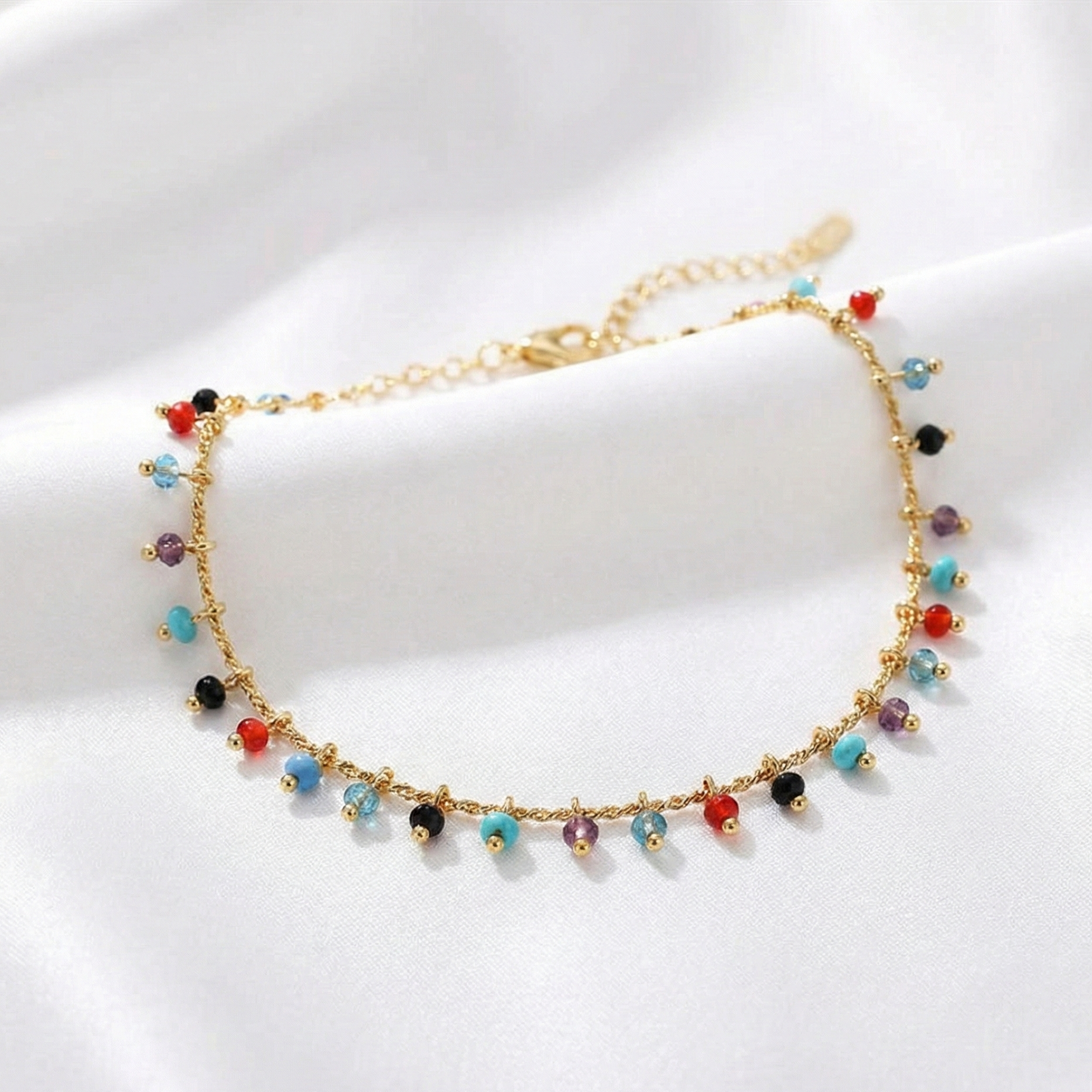 Prism Beads Anklet