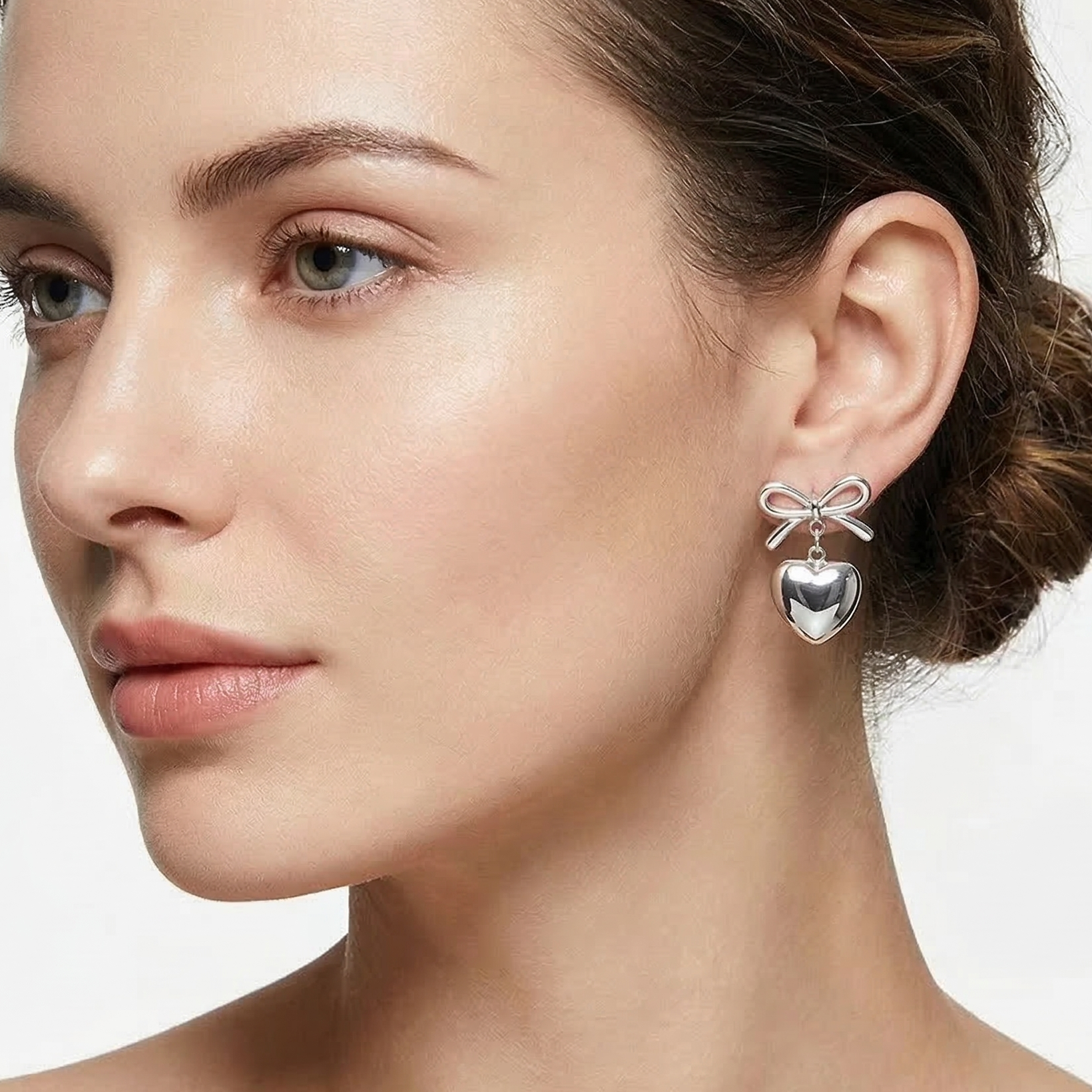 Heartbow Earrings