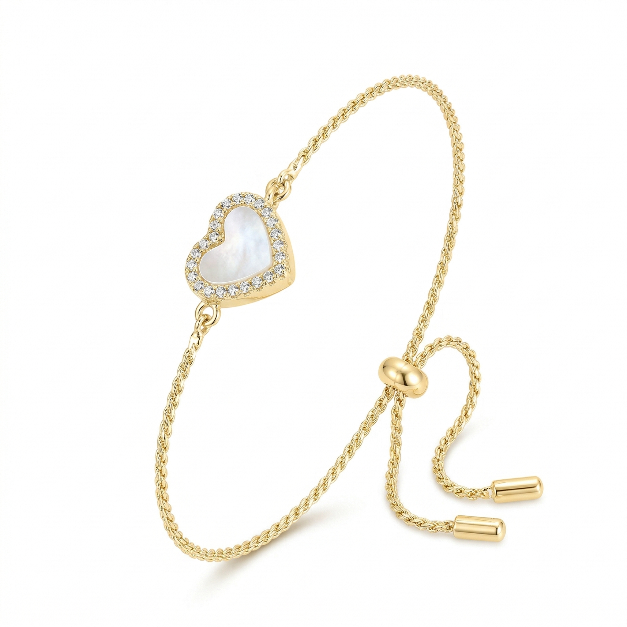 Holographic Heart Bracelet