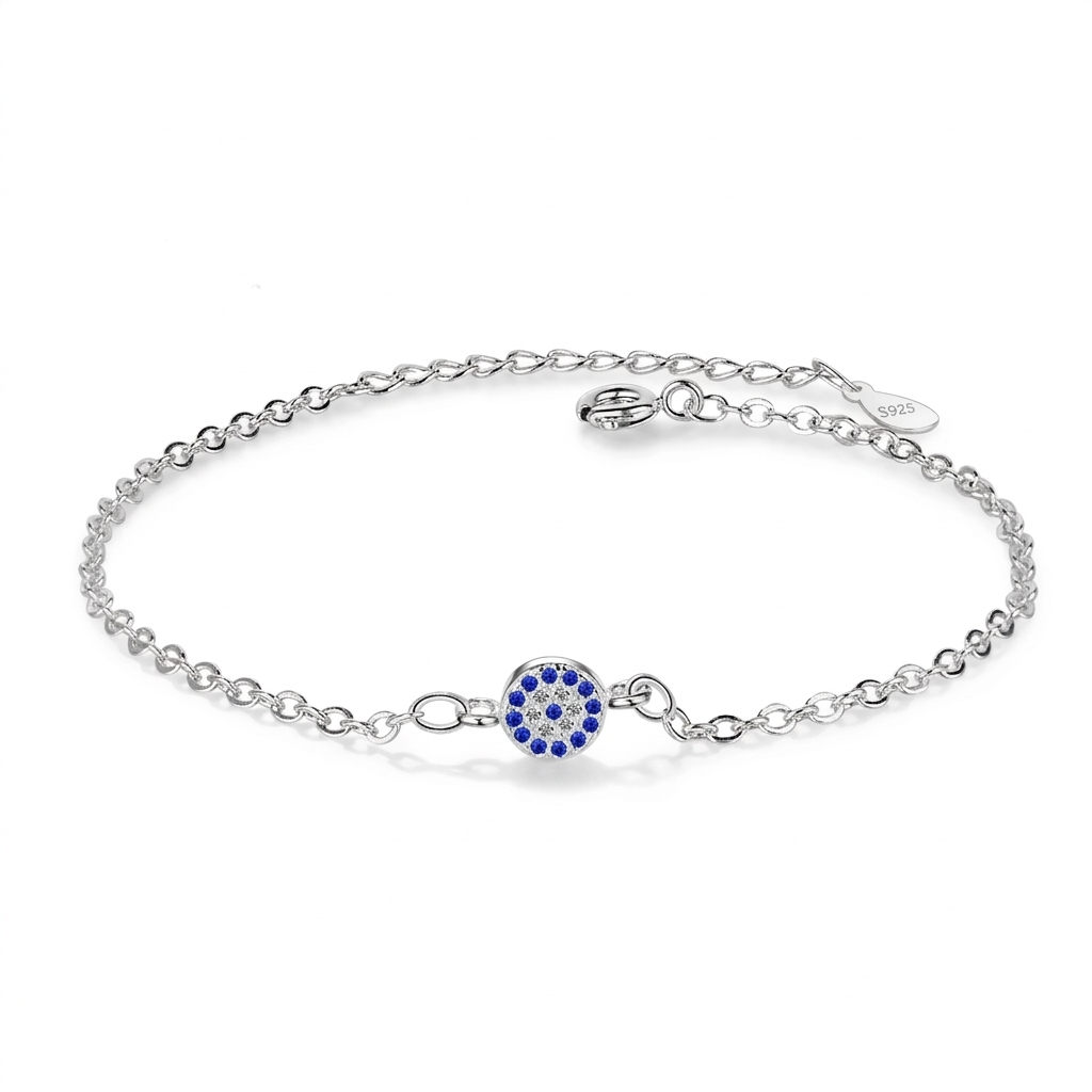 Bluestone Evil Eye Bracelet