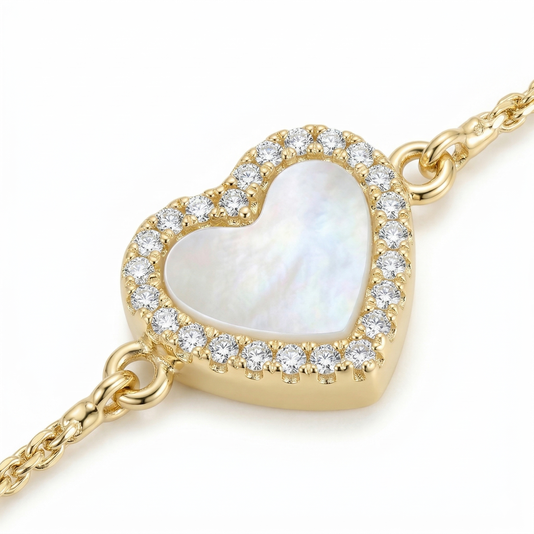 Holographic Heart Bracelet