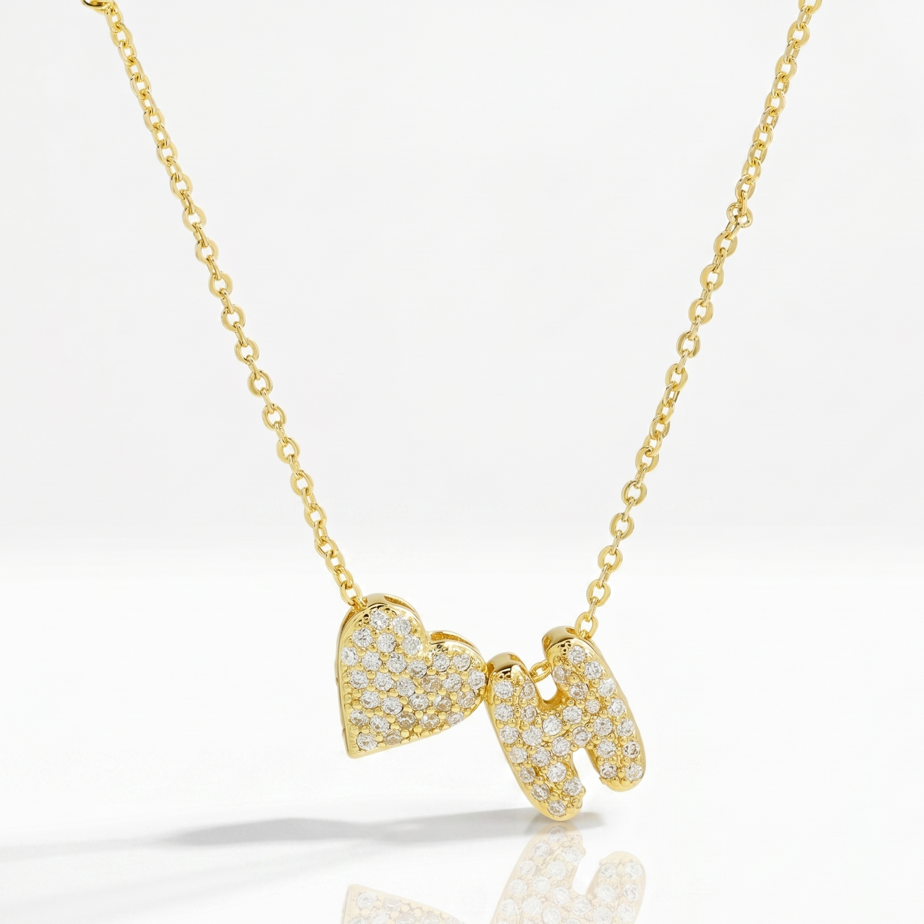Personalized Amor Initials Pendant