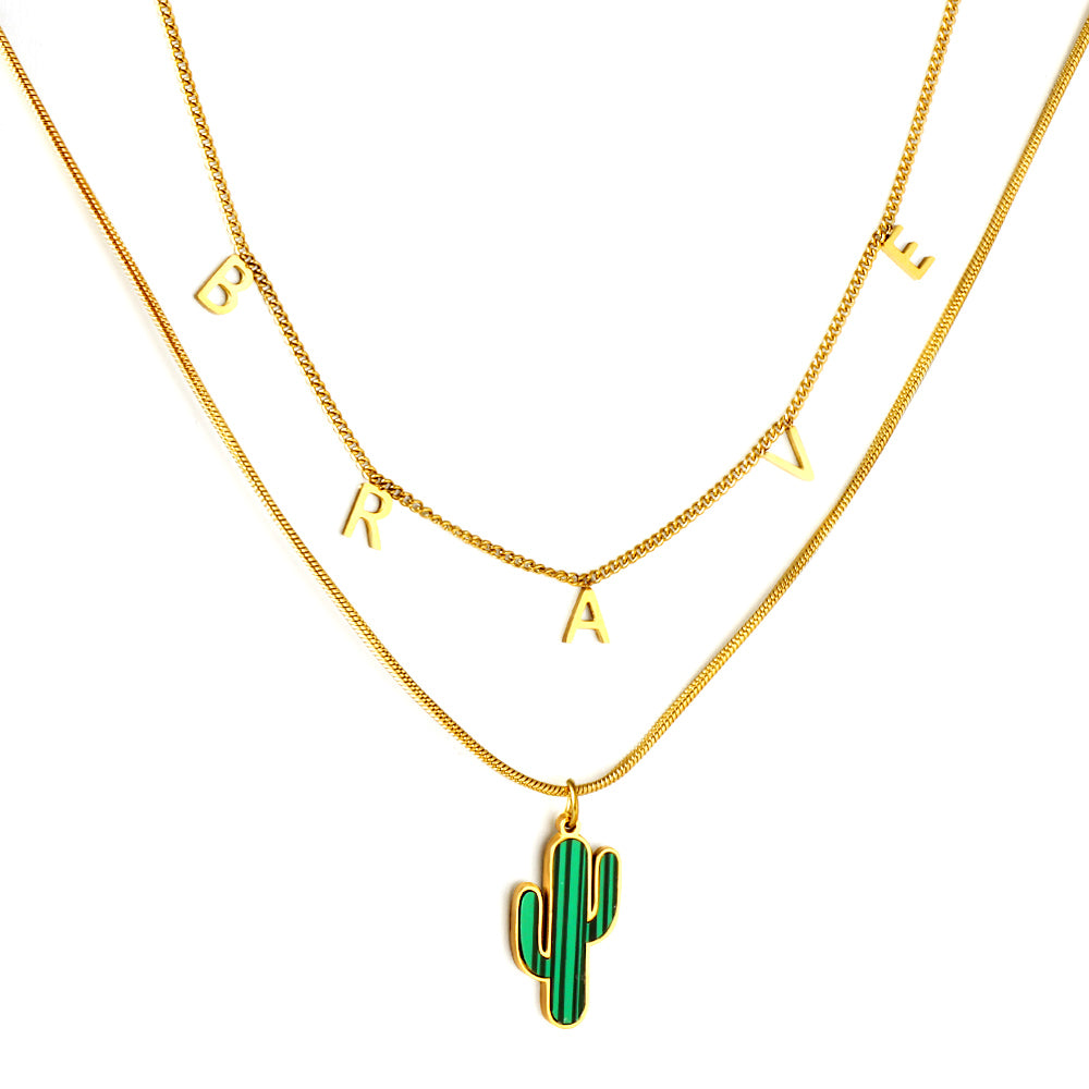 Desert Cactus Necklace