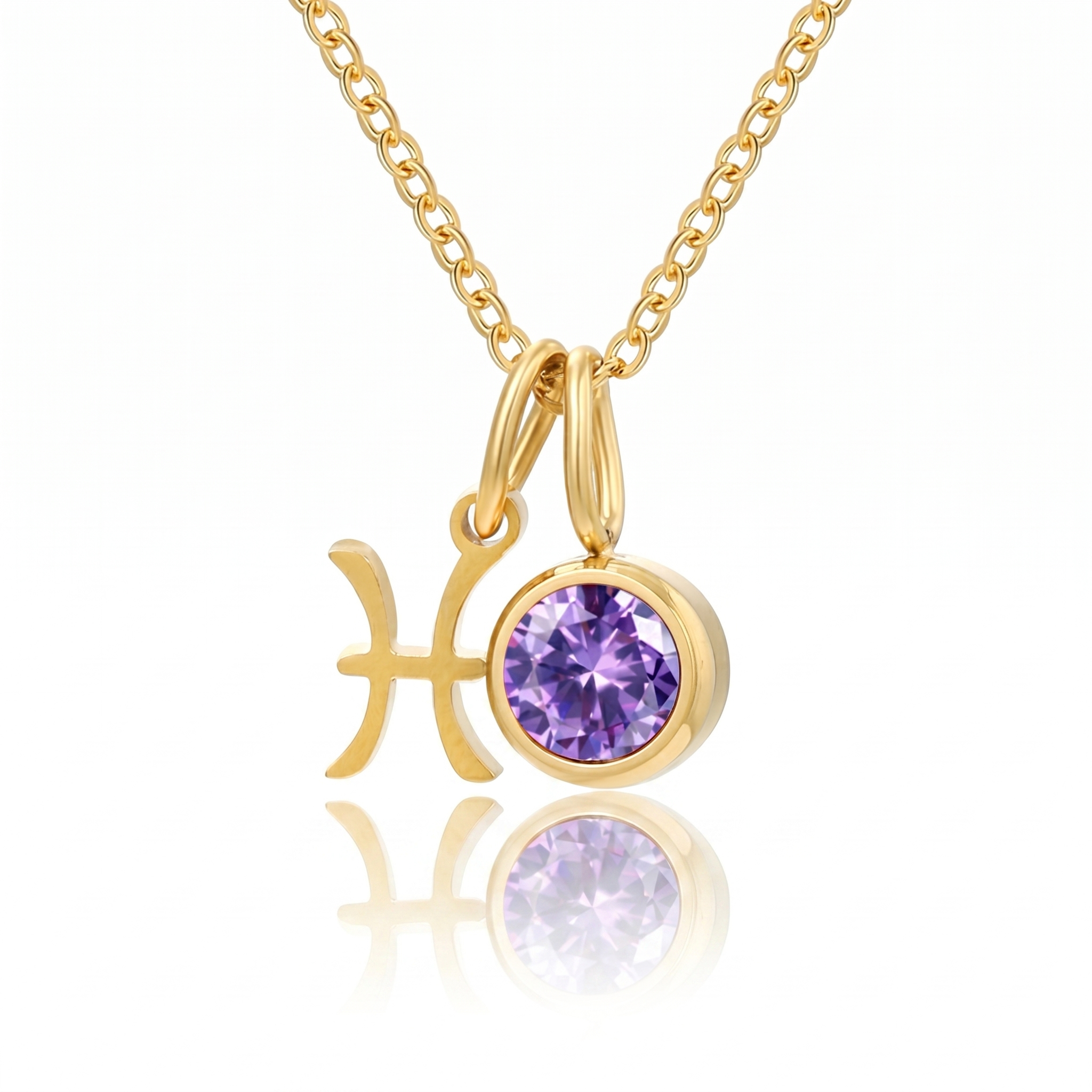 Birthstone Zodiac Pendant