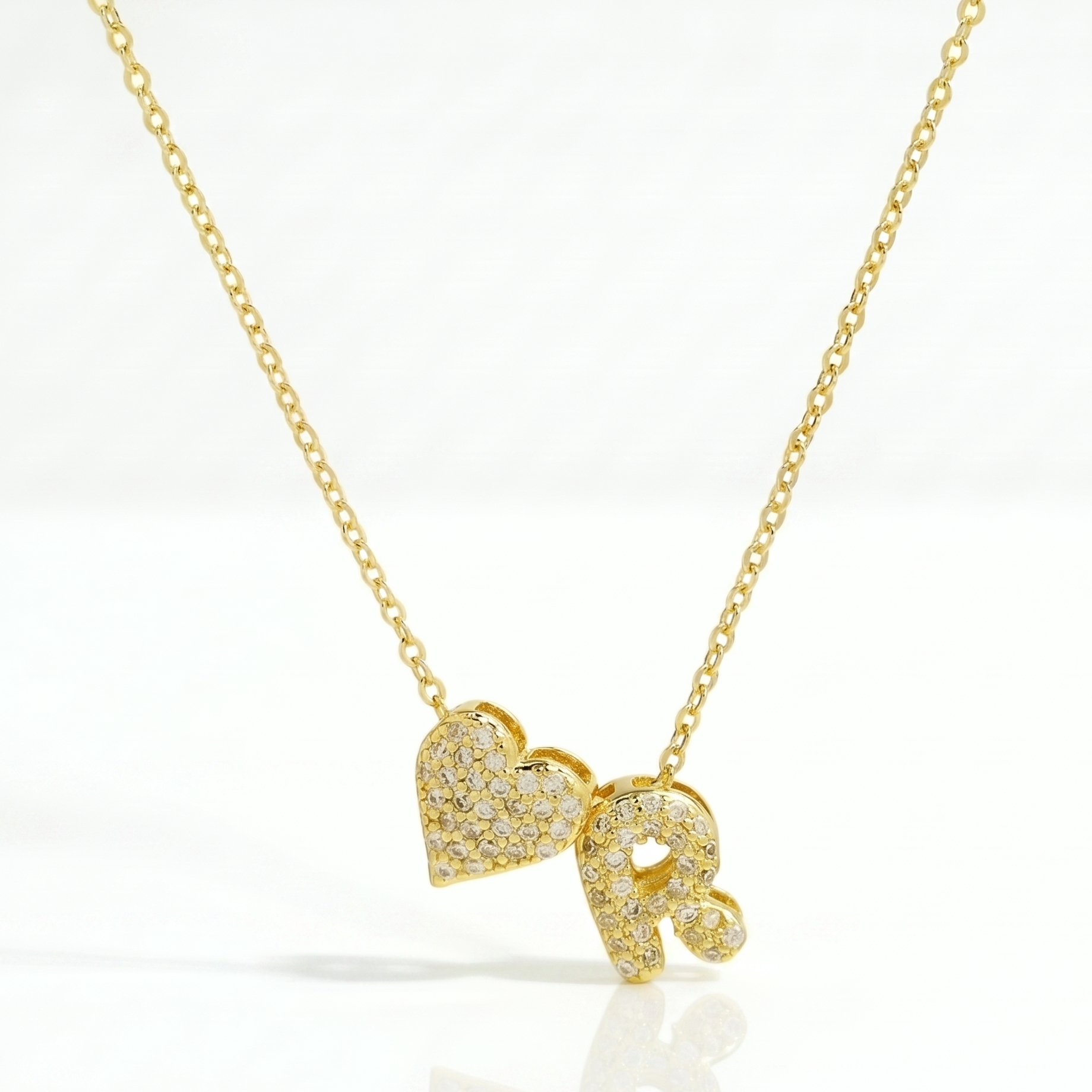 Personalized Amor Initials Pendant