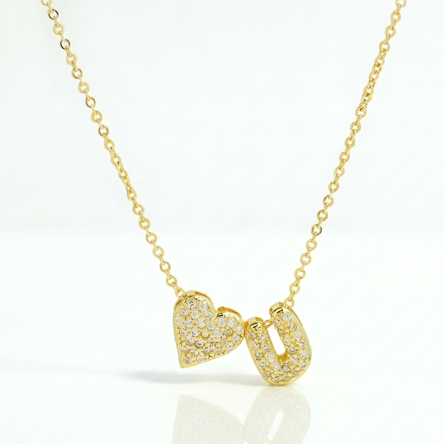 Personalized Amor Initials Pendant