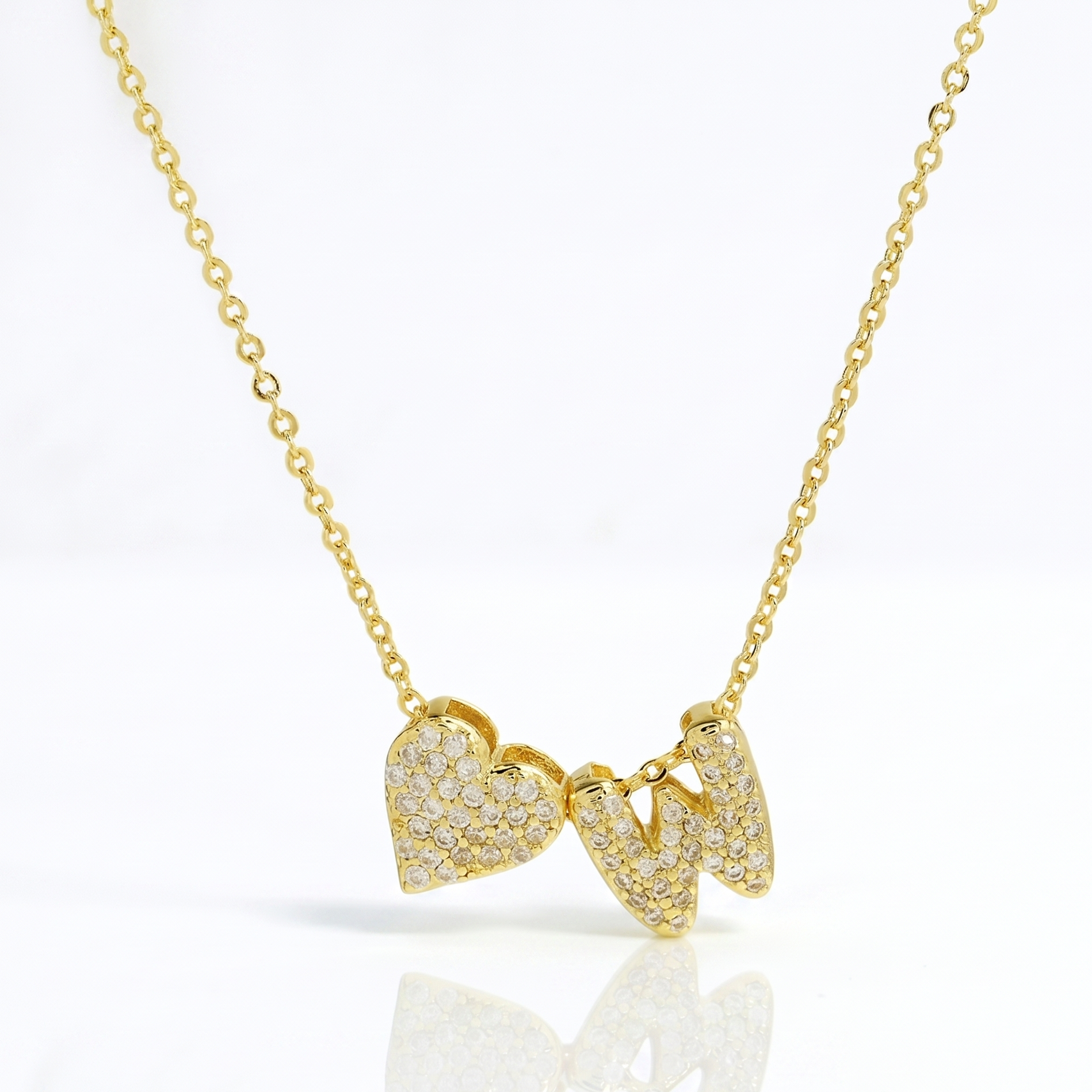 Personalized Amor Initials Pendant