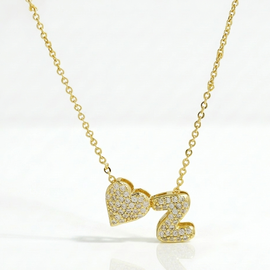 Personalized Amor Initials Pendant