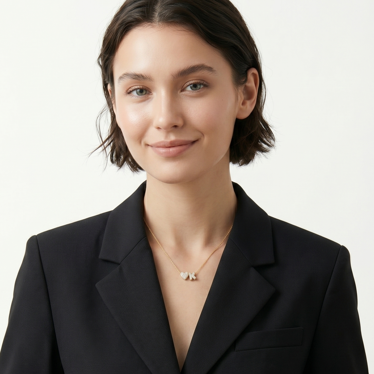 Personalized Amor Initials Pendant