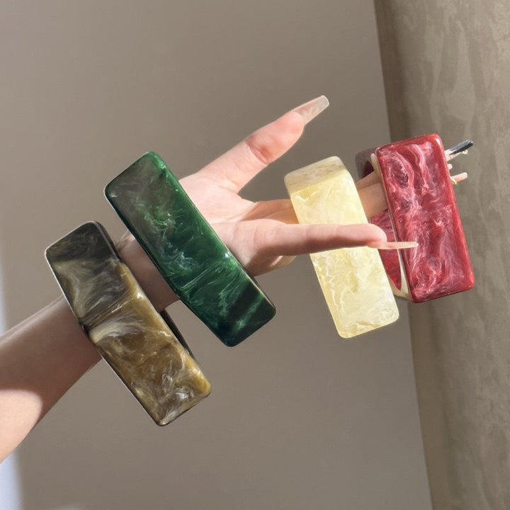 Resin Colorblock Bangle