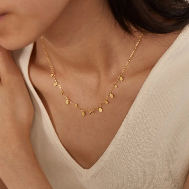 Golden Drops Necklace
