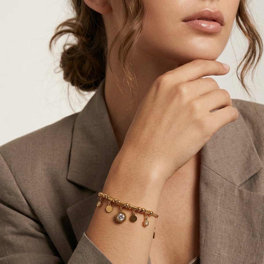 Roman Star Bracelet