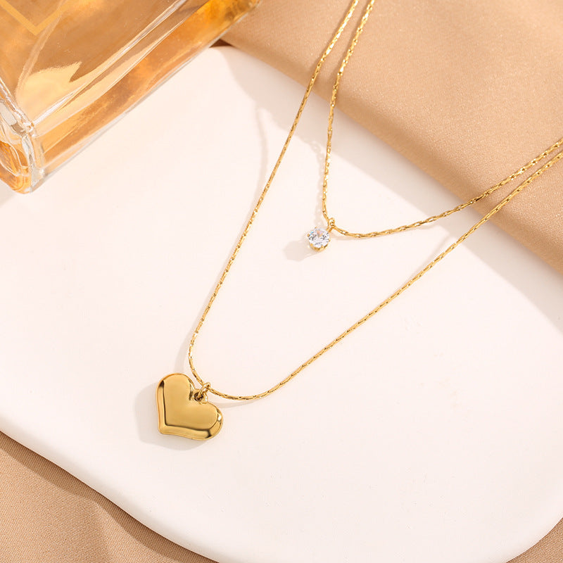 Crystal Heartline Pendant