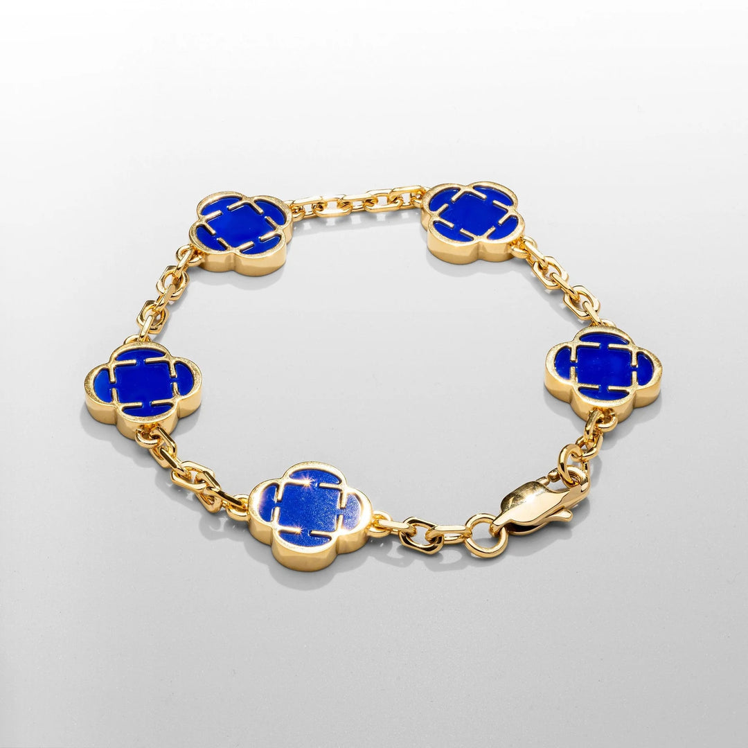 BLUE CLOVER LUXE BRACELET