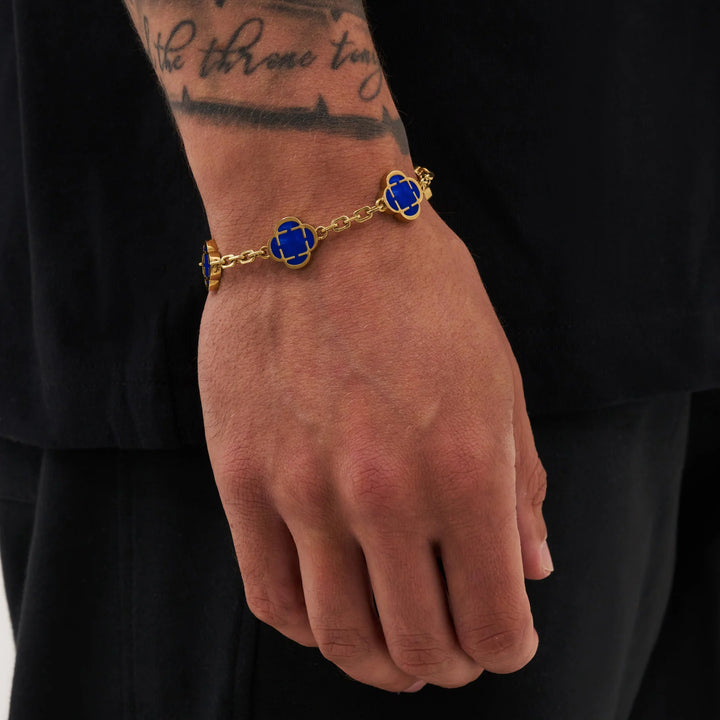 BLUE CLOVER LUXE BRACELET