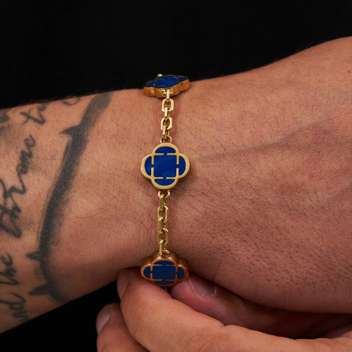 BLUE CLOVER LUXE BRACELET