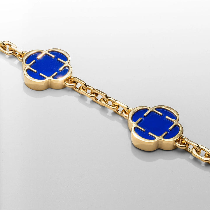 BLUE CLOVER LUXE BRACELET