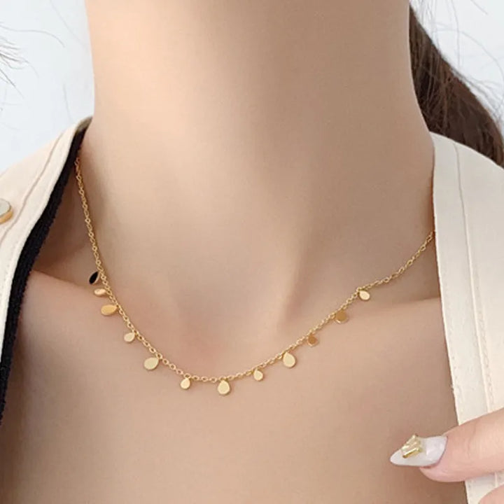 Golden Drops Necklace
