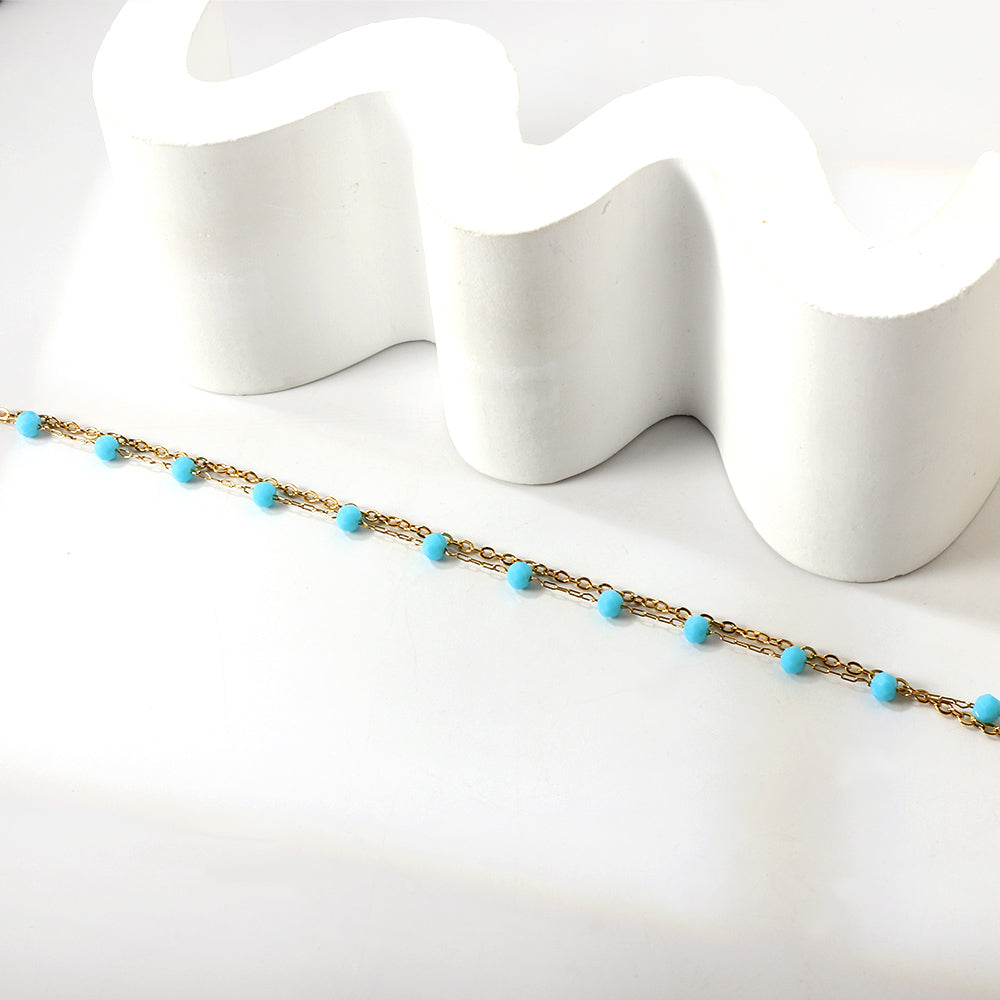 Turquoise Beads Anklet