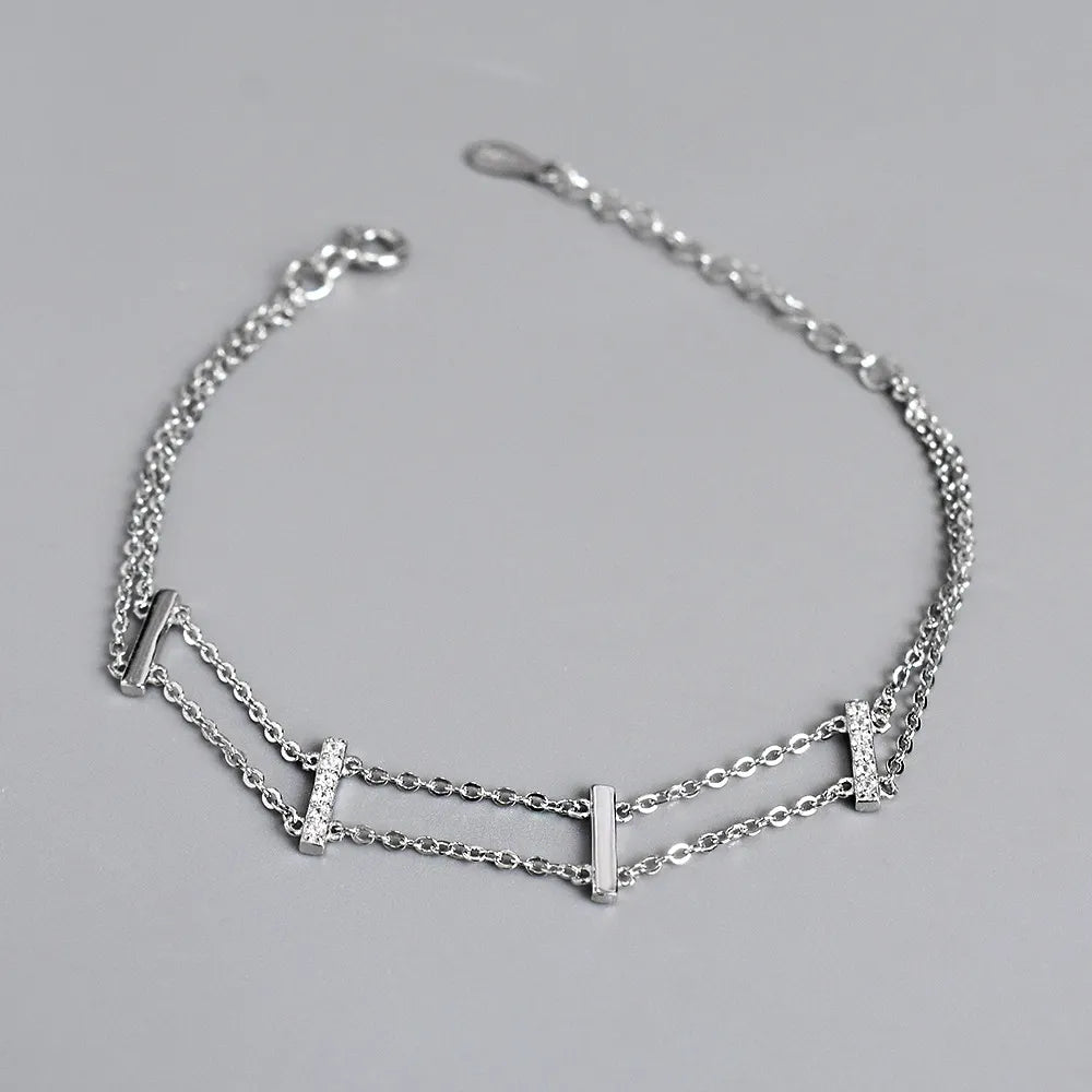 Shimmering Ladder Bracelet