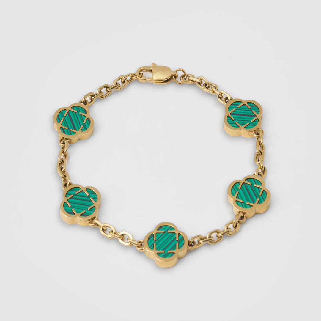 GREEN CLOVER LUXE BRACELET
