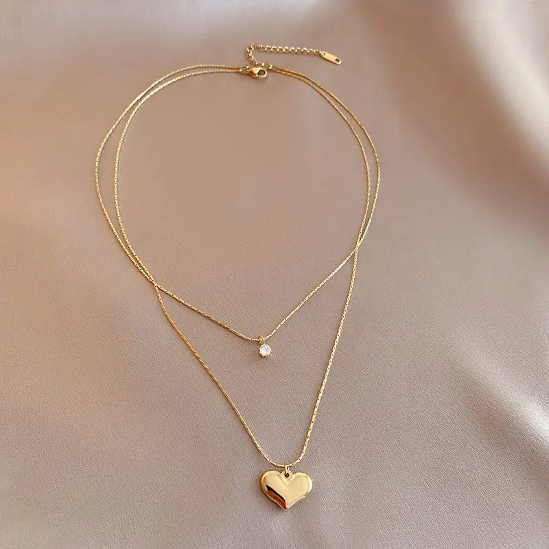 Crystal Heartline Pendant