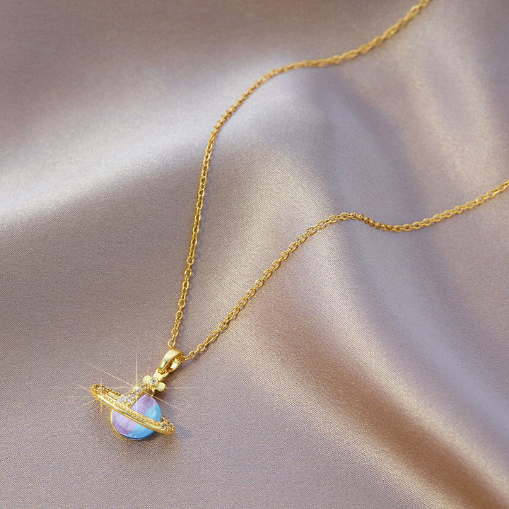 Crystal Saturn Planet