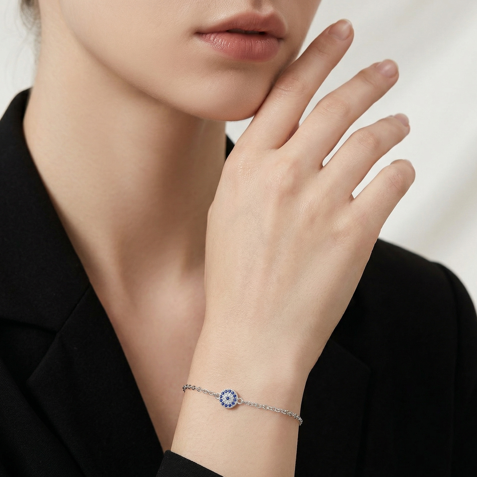 Bluestone Evil Eye Bracelet