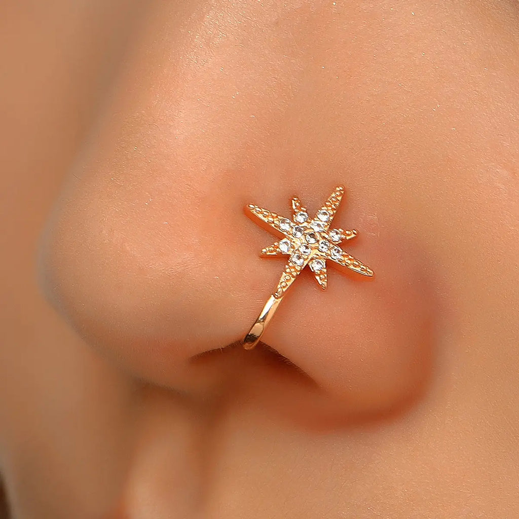 Spark Non Piercing Nose Pin