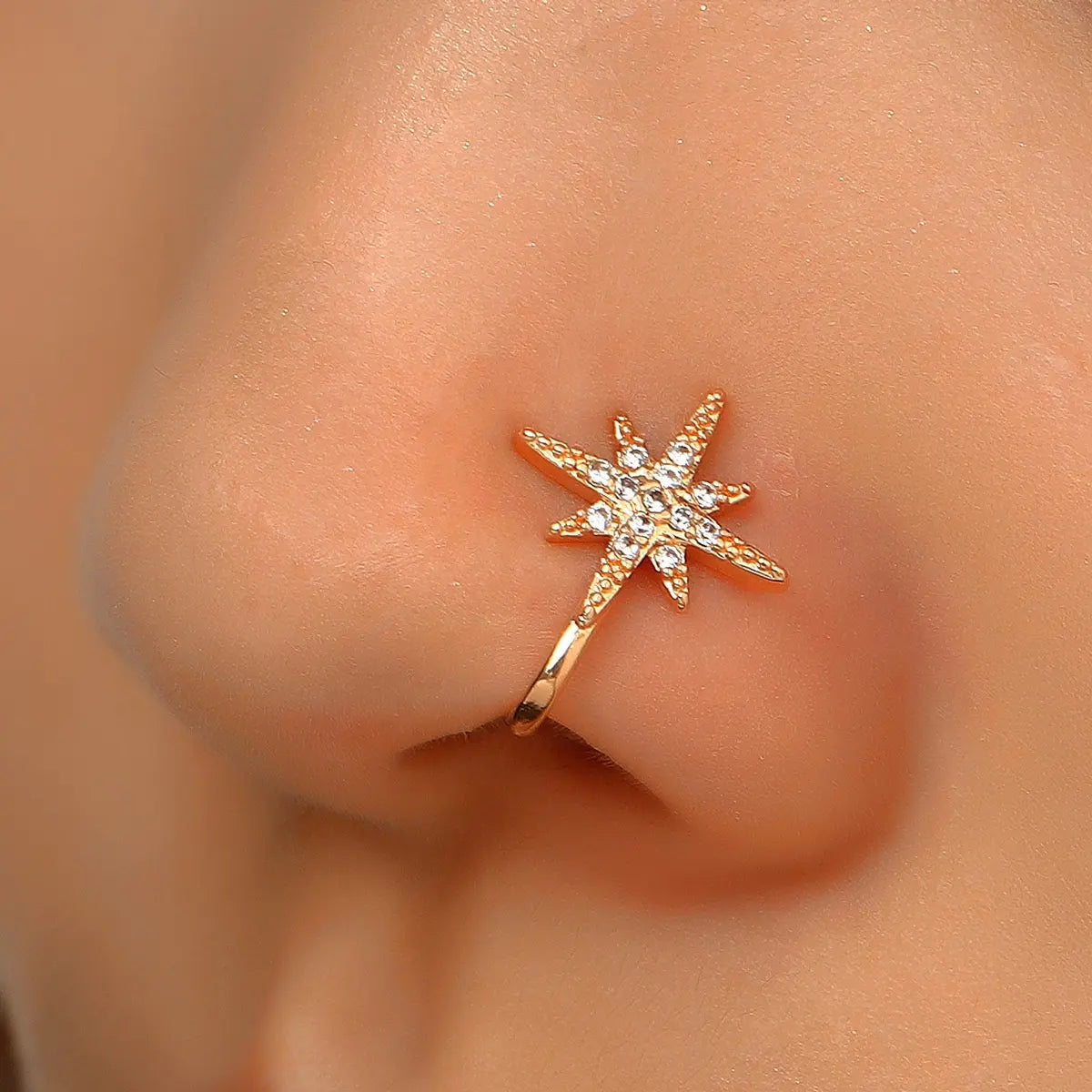 Spark Non Piercing Nose Pin