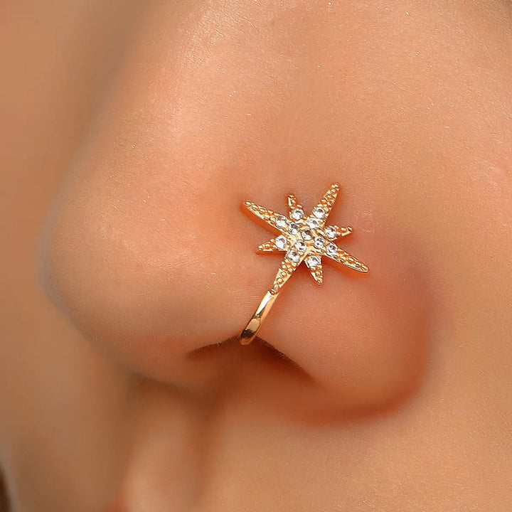 Spark Non Piercing Nose Pin